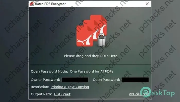 PdfZilla Batch PDF Encryptor Crack 1.2 Free Download