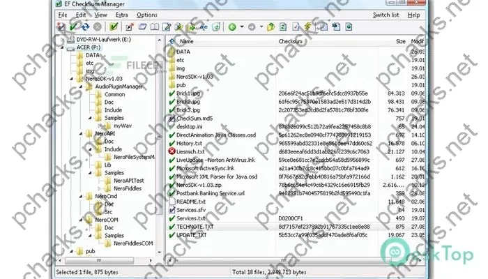 EF Checksum Manager Serial key 2023.11 Free Download